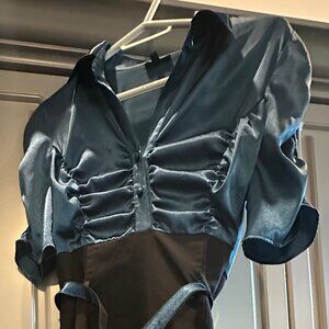 le chateau Black and Blue Dress